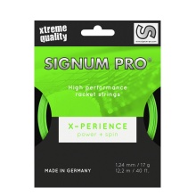 Nawleczka z żyłką tenisową Signum Pro X-perience (trwałość + spin) zielona